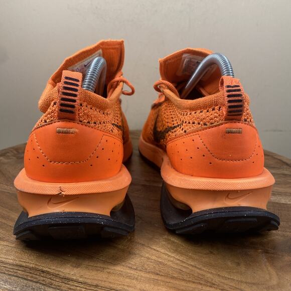 Nike Air Max Flyknit Racer Total Orange Mens Size 8.5 Running Shoes FD0762-800 - Picture 3 of 10